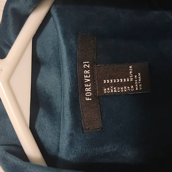 Forever 21 Teal Blazer Jacket - Picture 2 of 4
